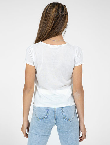 חולצת בייסיק עם דפוס