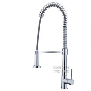 ברז קפיץ פרו נשלף גבוה למטבח