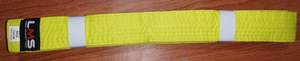 חגורה קראטה/ג'ודו צהוב 260 ס"מ JUDO BELT LMS 