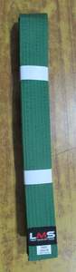 חגורה קראטה/ג'ודו ירוק 310 ס"מ JUDO BELT LMS 
