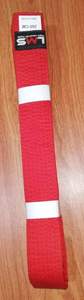 חגורה קראטה/ג'ודו אדום 260 ס"מ JUDO BELT LMS 