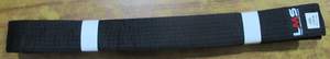 חגורה קראטה/ג'ודו שחור 310 ס"מ JUDO BELT LMS 