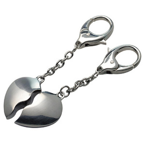 מחזיק מפתחות לב חצוי גימיק מתנות