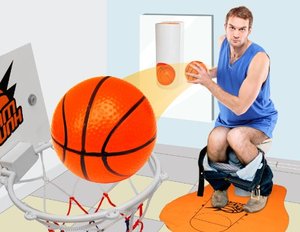 משחק כדורסל לשירותים גימיק מתנות