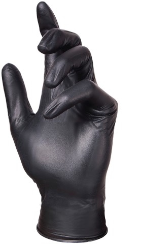 כפפות ניטריל שחורות סופר חזקות ULIMATE GRIP