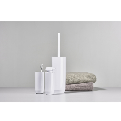 כוס למברשת שיניים Suii - לבן מבריק 