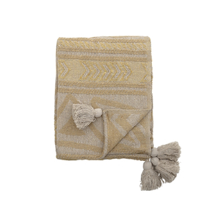 שמיכת כותנה 130x160 ס"מ Boho - צהוב / מולטי קולור 82046024