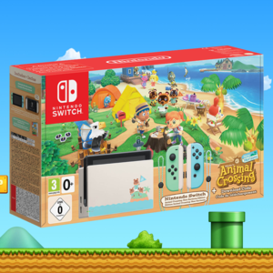Nintendo Switch V2 Animal Crossing Edition נינטנדו סוויץ' בגרסת אנימל קרוסינג