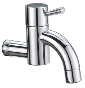 ברז מים קרים עגול מהקיר