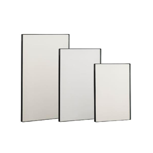 סט 3 מראות מלבניות Sharp - שחור 