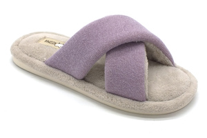 נעלי בית נשים, איקס מרופדות  בצבע סגול UNIQUE