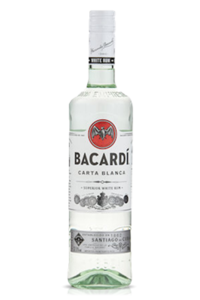 בקרדי לבן - ליטר עם פורר  BACARDI CARTA BLANCA 1L