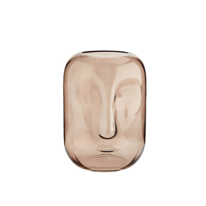 אגרטל זכוכית Moo - זכוכית רוז 1930504R ק