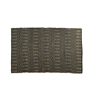 שטיח UV מלבני 180x120 ס"מ - סיגרס שחור / טבעי Madam Stoltz