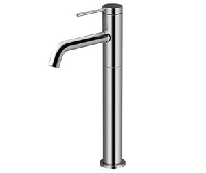 ברז פרח גבוה לכיור מונח סדרת Ice 305744 שחור/מוברש /זהב מוברש