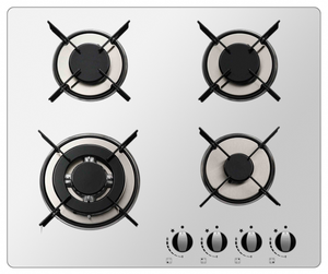 כיריים גז לבן 4 להבות MIDEA