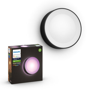 Hue Daylo Outdoor Wall Light *Black* W&Color Ambiance 15W