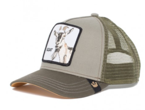 כובע מצחיה חיות ירוק  GOORIN GOAT BEARD 