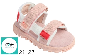 סנדל ילדים , רצועות פילה בצבע ורוד FILA - 21-27