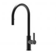 ברז מטבח אליס גימור שחור מט