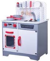 מטבח מודרני מאובזר לילדים מעץ מלא פיט טויז