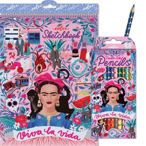 סט עפרונות ובלוק ציור - פרידה קאלו EEBOO
