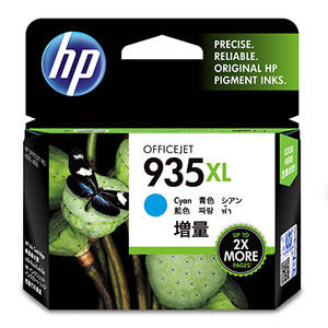 מחסנית דיו מקורית בציאן HP 935XL‏ בעלת תפוקה גבוהה