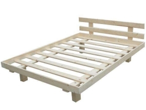 בסיס מסגרת מעץ מלא+ראש