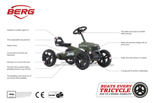 BERG- Buuzy Jeep Sahara