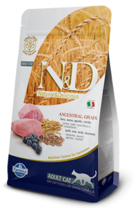 נטורל אנד דלישס לחתול בוגר-כבש ואוכמניות 5 ק"ג