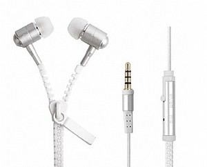 אוזניות סיליקון ריצ'רץ' ZIPPER באריזה מהודרת גימיק מתנות