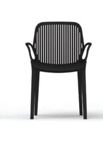 אופירה כסא אירוח עם ידיות -פלסטיק - כחול