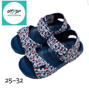 סנדל גומי לילדים , פילה בצבע כחול FILA - 25-32