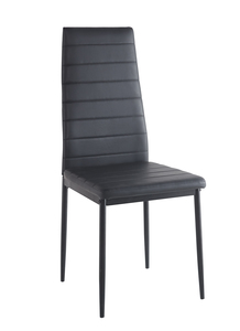 כסא פינת אוכל אפור בד