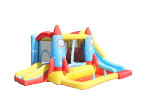 מתנפח לחצר 62113 טירת טילים מגלשה ובריכה מחיר מיוחד