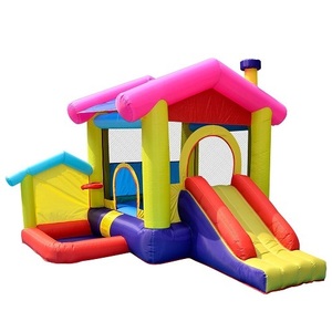 מתנפח לחצר דגם 62088 בית מגלשה ובריכה