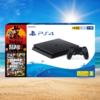 PS4 1T SLIM + Red Dead Redemption II + Grand Theft Auto V Premium Edition