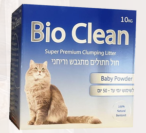 Bio clean - חול חתולים מתגבש ריחני 10 ק"ג