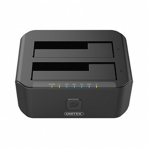 תחנת עגינה / משכפל 2 דיסקים קשיחים UNITEK USB3.0 TO Dual