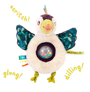 תוכי רעשן חרוזים סדרת הג'ונגל MOULIN ROTY