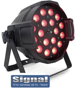 פנס תומס לד עם ZOOM,  4 in1 18*10Watt RGBW