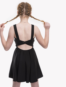 שמלת מיני ליפוף בגב