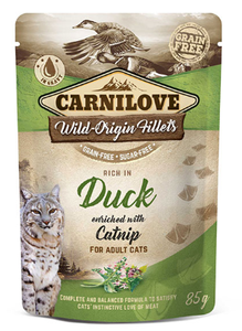 פאוץ קרנילאב ברווז לחתול  קרנילאב CARNILOVE