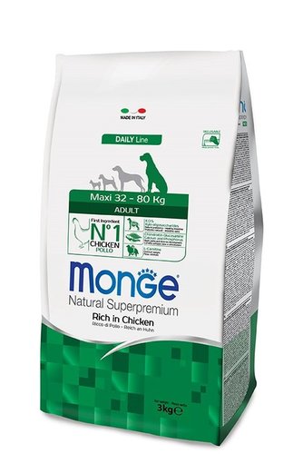  מונג' לכלב בוגר מגזע גדול עוף ואורז 12 ק