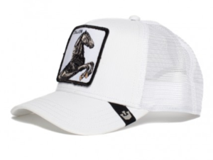 כובע מצחיה חיות STALLION Goorin סוס לבן