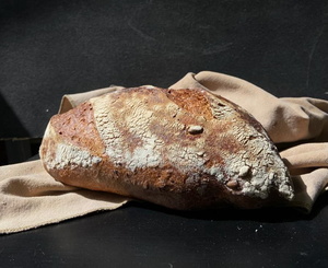 לחם חיטה מלאה 70% עם גרעיני חמנייה ודלעת