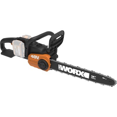 מסור שרשרת נטען  40Vּ + שתי סוללות 20 V 2.0AH WORX ומטען מהיר  WG381E.9