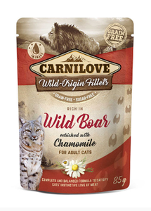 פאוץ קרנילאב חזיר בר לחתול  קרנילאב CARNILOVE