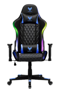 מושב גיימינג מקצועי שחור כחול - RGB - GT ELITE SPARKFOX GC65E
