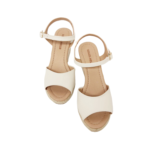 סנדל אספדריל בצבע בז' 36-41 RENATA MELLO